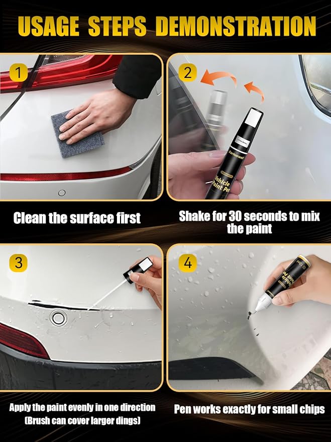 Obsidian Black Metallic Touch Up Paint Compatible - Image 7