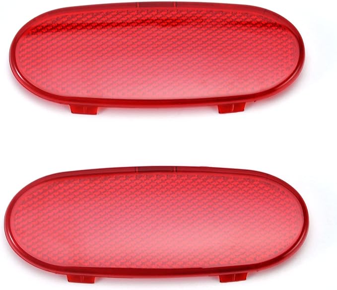 Car Front Interior Door Panels Reflector Red Inner Door Panel Reflector Plate - Image 2