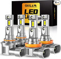 OXILAM H11 9005 Light Bulbs Combo, 70000lm 900% Brighter 6500K Cool White Light by OXILAMDIRECT