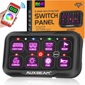 Auxbeam 8 Gang Switch Panel Bluetooth AR-800 RGB Switch Pod by Auxbeam