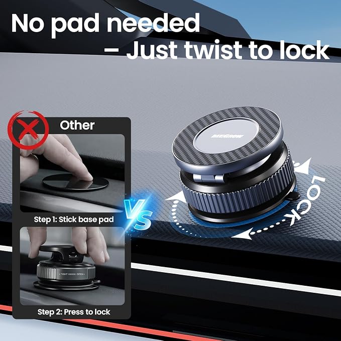 Car Phone Holder for Magsafe Car Phone Mount 360° Adjustable, Phone Holders for - Image 4