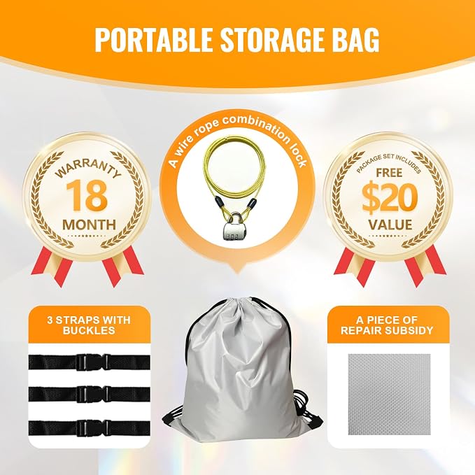 30 Layers SUV Car Cover for Automobiles All Weather Waterproof, Outdoor - Image 8