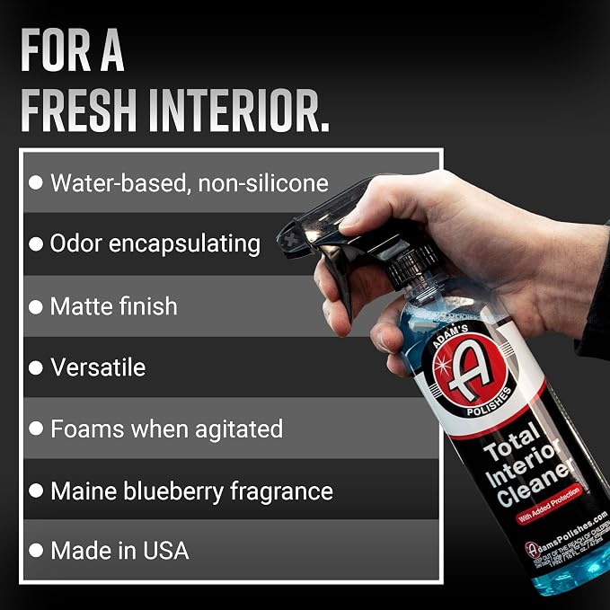 Adam's Polishes Total Interior Cleaner & Protectant, Quick Detailer & SiO2 - Image 2