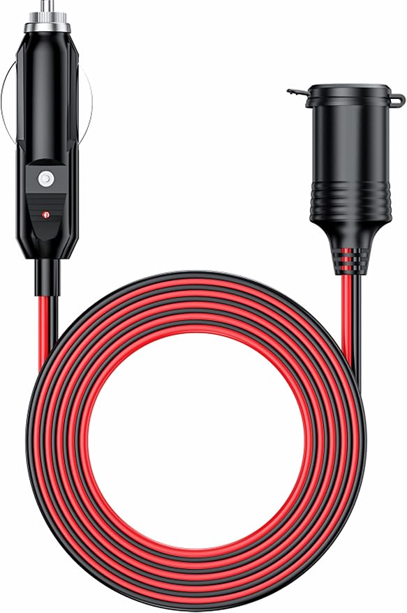 KEWIG 12/24V Car Cigarette Lighter Extension Cord by KEWIG