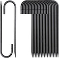 Rebar Stakes 12 Inch 20 Pack J Hook Ground Stakes Heavy Duty Chain Link Fence by MSWY
