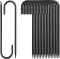 Rebar Stakes 16 Inch 20 Pack J Hook Ground Stakes Heavy Duty Tent Stakes Chain by MSWY