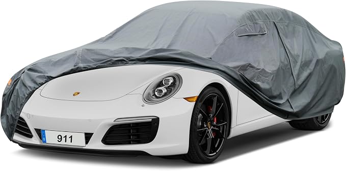 Premium Car Cover Custom Fit Porsche 911, 16 Layers Heavy Duty Car Cover by GUNHYI