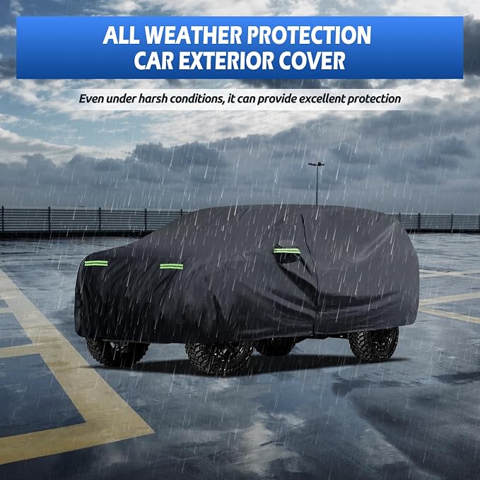 Car Cover Custom Fit for Chevrolet Chevy Suburban 1973-2025, Migaven Waterproof - Image 7