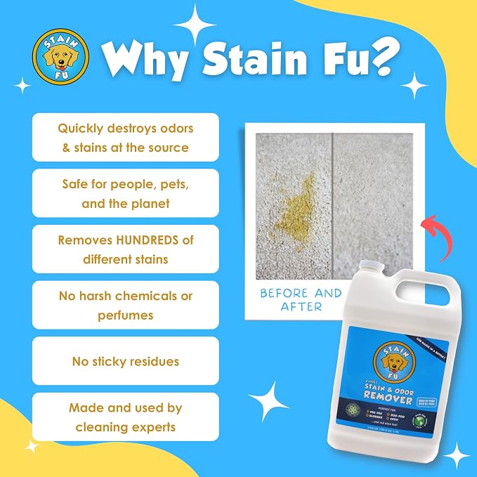 Pet Stain Odor Remover Professional Strength Powerful Eliminator - Image 3