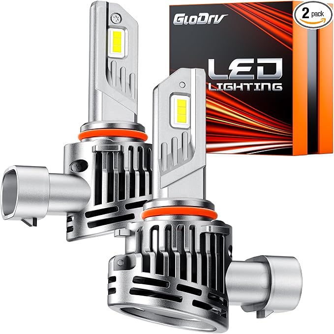 9006 Led Bulbs, 40000lm Brightness HB4 Fog Lights Bulbs Real 1:1 Mini Size by GloDrv