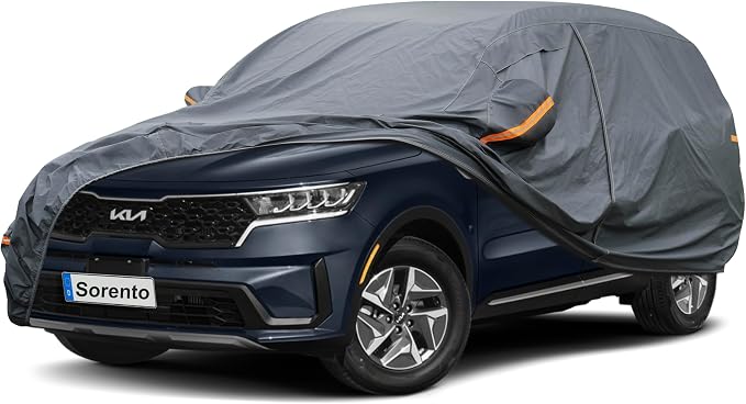 Premium Car Cover Custom Fit Kia Sorento, 16 Layers Heavy Duty Car Cover by GUNHYI