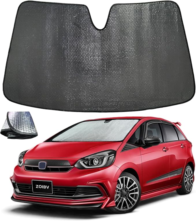 Windshield Sun Shade for 2007-2024 Honda Fit EX EXL Sport Engine by ZOIBVCARSUNSHADE