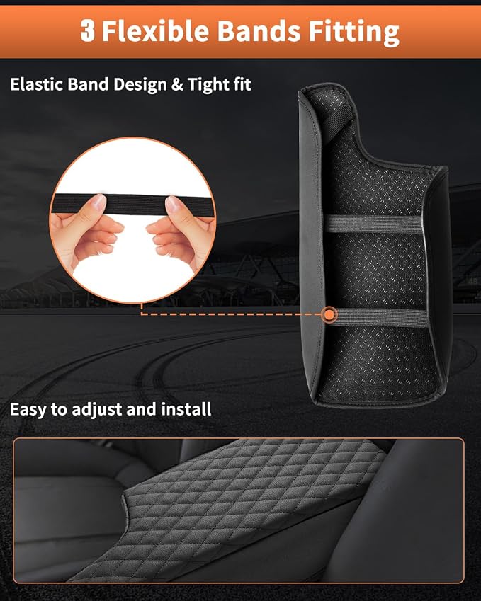 Shademax Subaru Crosstrek/Impreza Center Console Cover, Armrest Cover Cushion - Image 7