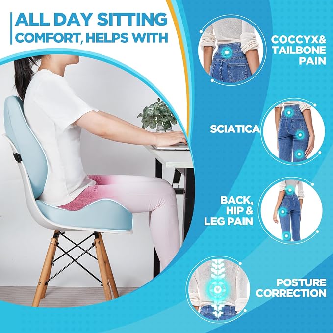 BEAUTRIP Seat Cushion & Lumbar Support Pillow - Image 4