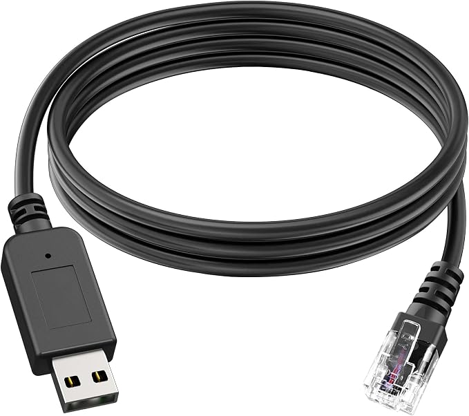 Radar Detector Cable, USB to RJ11 Plug, Replacement Radar Detectors Power Cable by ZiBwnfuxcz