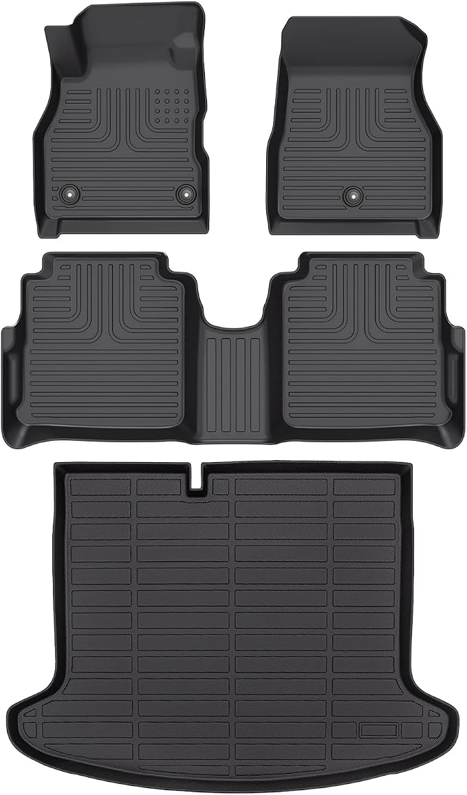 Wayhigh-All Weather Floor Mats & Cargo Liner Set by Wayhigh