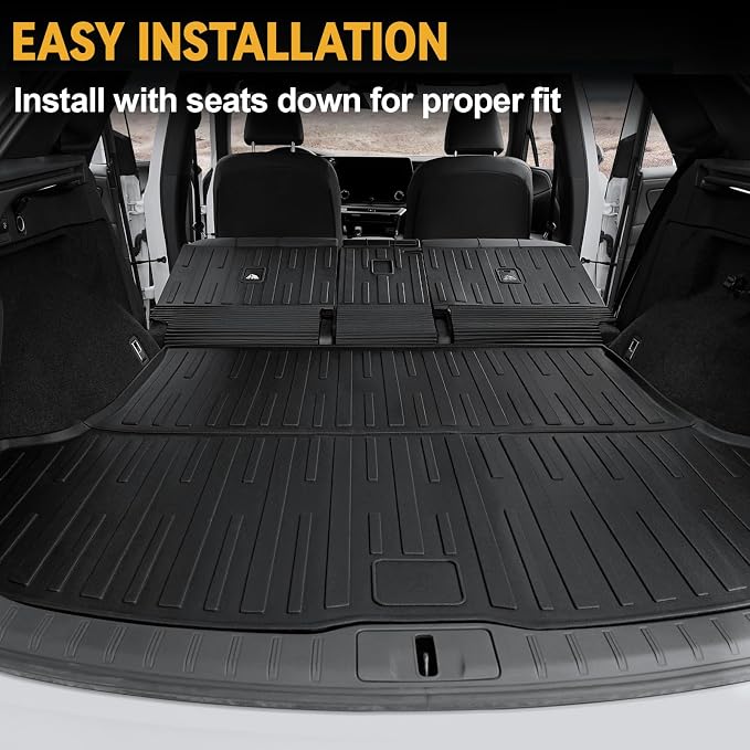 Floor Mats Set for 2023-2025 Lexus RX350/RX350H/RX500h Accessories, All Weather - Image 5