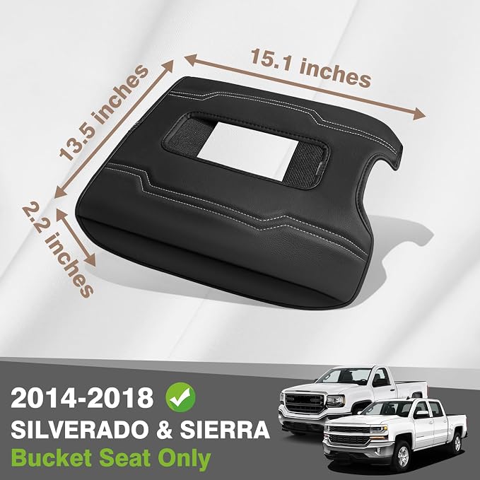 Muslogy Center Console Armrest Cover Compatible - Image 2
