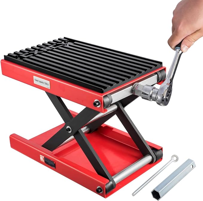 CXRCY 1200 LBS Motorcycle Lift Scissor Jack Upgraded Dirt Bike ATV Steel by CXRCY