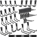 Landhoow 36 Pcs Slatwall Hooks & Hangers 32 Pcs Heavy Duty Slat Wall Hanging by Landhoow