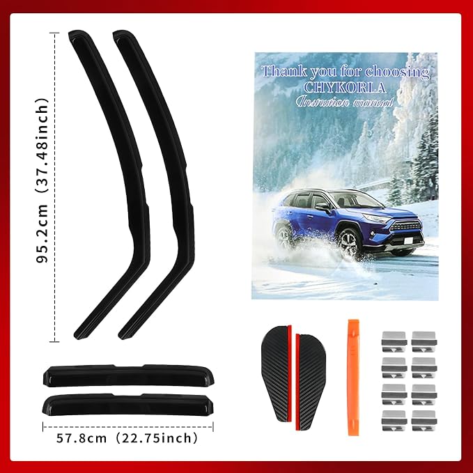 in Channel Rain Guards Fit for Buick Encore 2013-2023/Chevrolet Trax 2014 2015 - Image 7