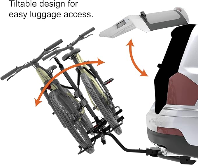 HYPERAX Volt 2_1.25" -E Bike Hitch Mounted Platform Style 2 Bikes Carrier - Image 3