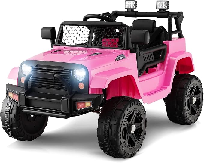 OLAKIDS Kids Ride On Truck, 12V Electric Vehicle Jeep Car by Wherethefairytalebegins