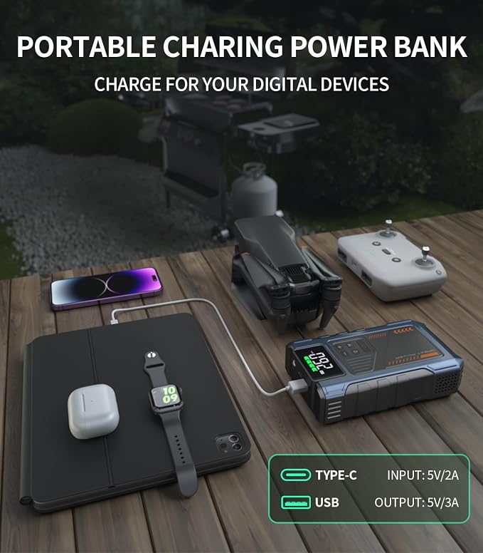 Car Battery Charger Jump Starter - Image 5