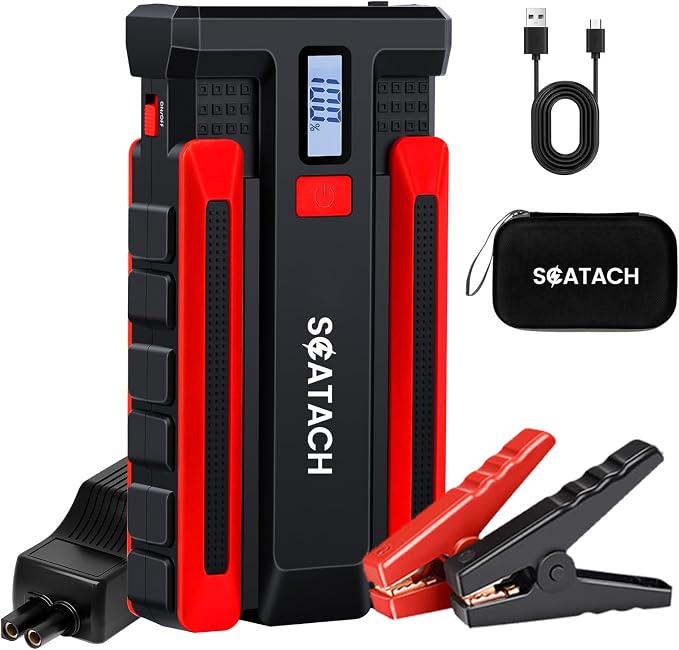Scatach 002 3500A Car Battery Jump Starter, 12V Jump Starter Battery Pack by Scatach