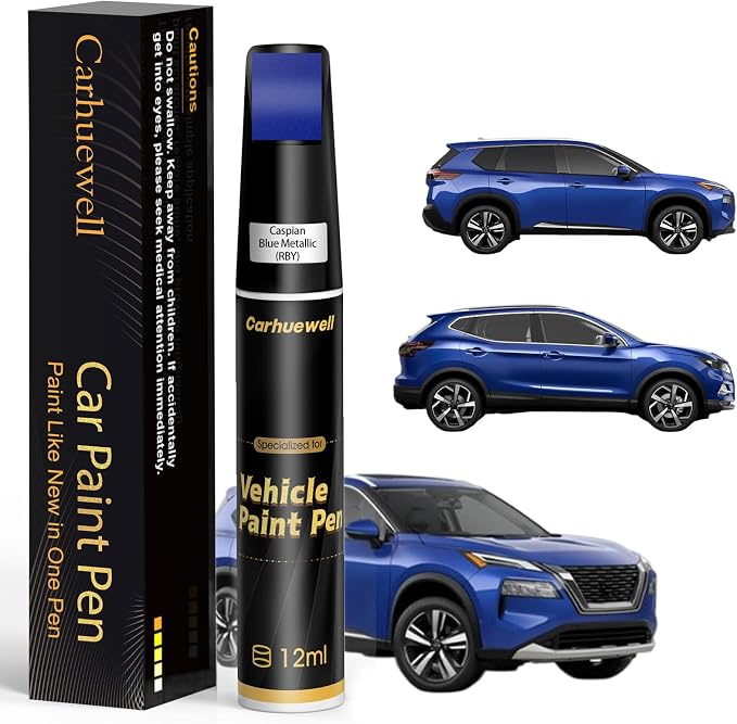 Caspian Blue Metallic Touch Up Paint Compatible by Carhuewell
