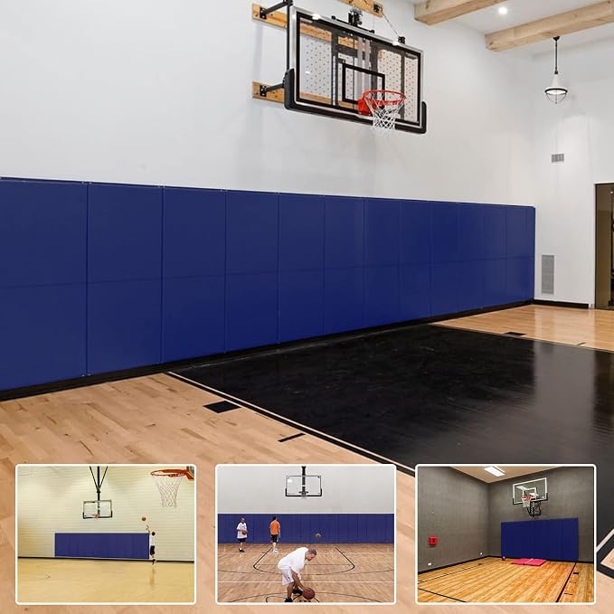 PROGOAL 2"/4" Thick Foam Protection Wall Pad，Gym Basketball-Court by PROGOAL