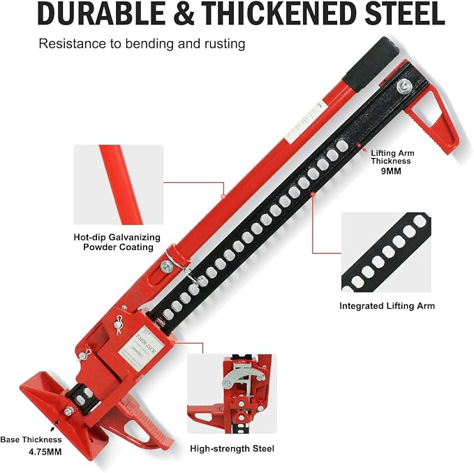 Multi-Functional Lift Jack, Farm Jack Heavy Duty Off Road, - Image 2