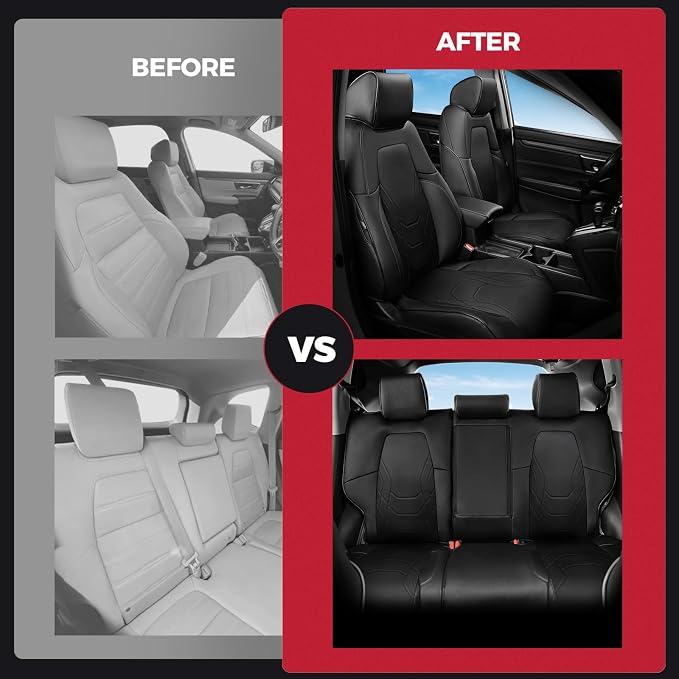 FREESOO CRV Seat Covers Full Set, - Image 7