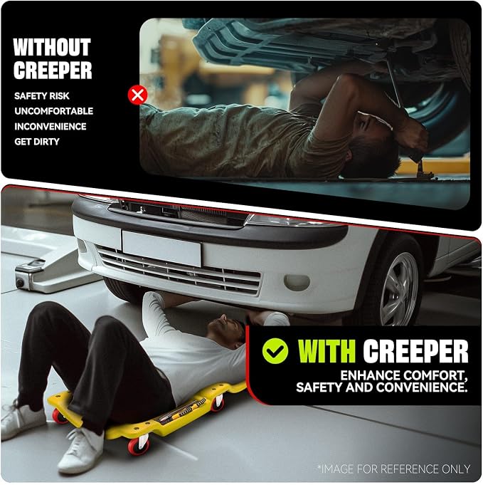 Auto Dynasty 36 Inches Mechanic Creeper, Automotive Garage Repair Low Profile - Image 6