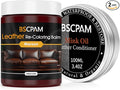 12oz Leather Recoloring Balm & 3.4oz Mink Oil Leather Conditioner kit, Maroon by BSCPAM