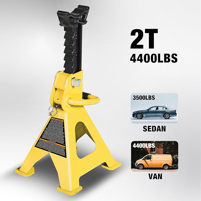 YELLOW JACKET 2 Ton Jack Stands - Image 7