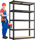 REIBII 2020LBS Storage Shelves 5 Tier Garage Shelving Heavy Duty Adjustable by REIBII