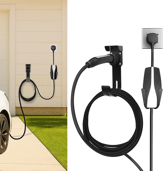 Tesla Charger Holder Wall Mount Kit, Wall Mount Cable Organizer Bracket by Ufixed
