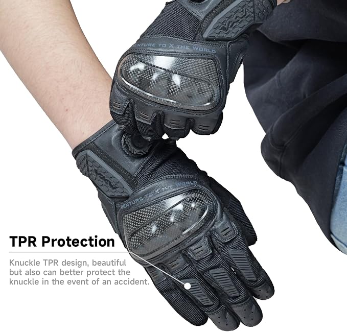 VXW High Protection Motorcycle Gloves - Image 7