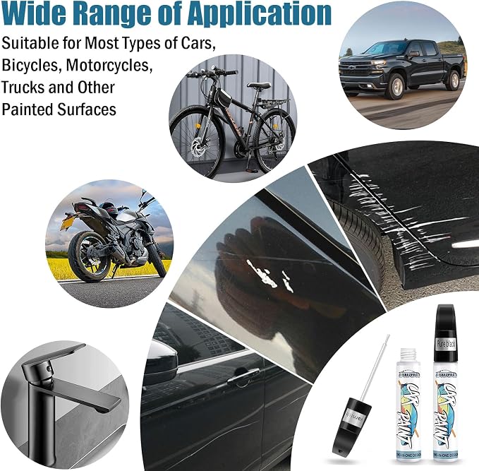Black Touch Up Paint for Cars, Car Scratch Repair Pen, Color Accurate - Image 7