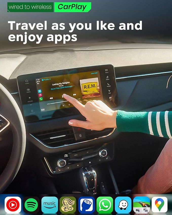 MMB Wireless Carplay Adapter for Apple 2025 Upgrade Mini Apple carplay Fast & - Image 4