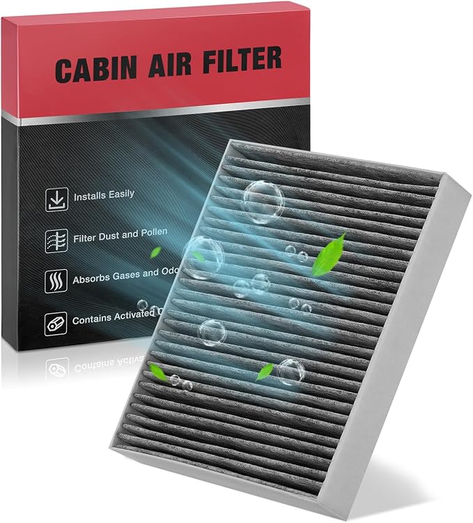 BDFHYK Cabin Air Filter with Activated Carbon Compatible with Chevry Spark by BDFHYK