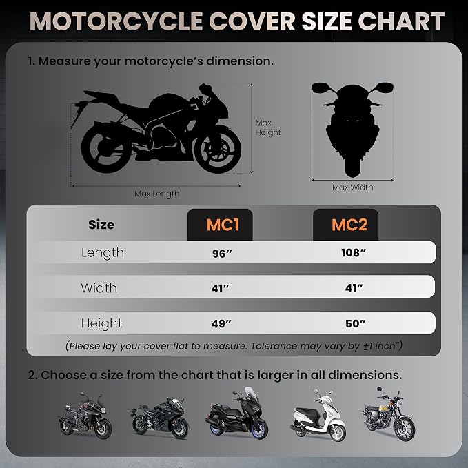 Motorcycle Cover Waterproof Outdoor - Image 3