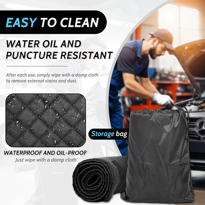 60''x28'' Foldable Car Repair Pad, - Image 5