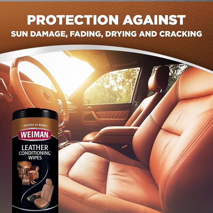 Weiman Leather Cleaner & Conditioner Care Kit | Restores Leather Surfaces | - Image 5