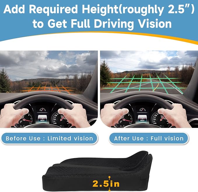 Heightening Truck Seat Cushion for Broader Vision, Car Seat Cushion for Car - Image 2
