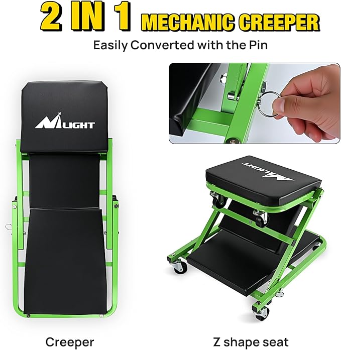 Nilight 36" Z Creeper - Image 3