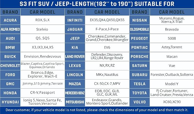 6 Layer Heavy Duty SUV Car Cover Waterproof All Weather Protection - Image 7