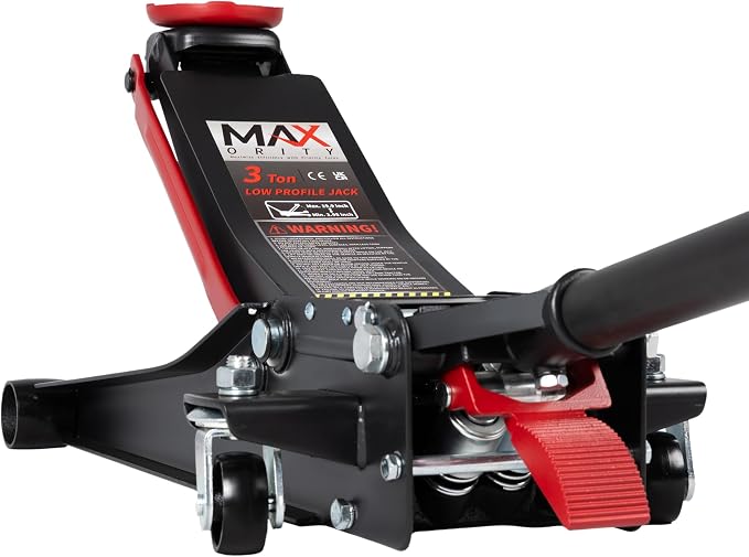 3-Ton Low-Profile Dual Pistons Heavy-Duty Steel Racing Floor Jack - Image 9