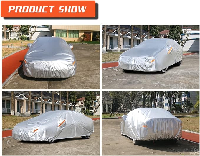 Kayme Car Covers for Automobiles Waterproof All Weather - Image 5